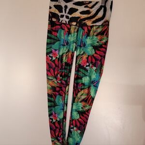 Spirit Girl Jungle Theme Yoga Pants
